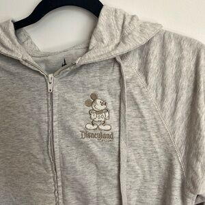Disneyland zip-up hoodie, size small